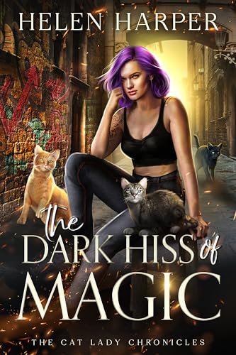 Book cover for "The Dark Hiss of Magic" by Helen Harper