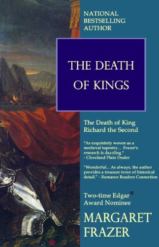 Book cover for "The Death of Kings" by Margaret Frazer