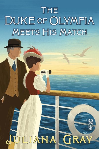 Book cover for "The Duke of Olympia Meets His Match" by Beatriz Williams