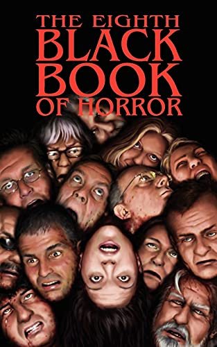 Book cover for "The Eighth Black Book of Horror" by Paul Finch