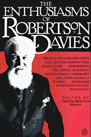 Book cover for "The Enthusiasms of Robertson Davies" by Robertson Davies