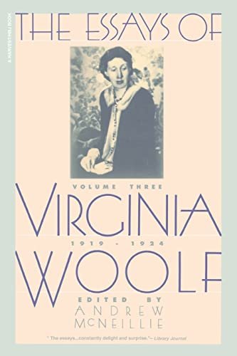 Book cover for "The Essays, Vol. 3" by Virginia Woolf