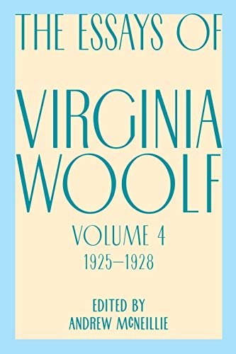 Book cover for "The Essays, Vol. 4" by Virginia Woolf