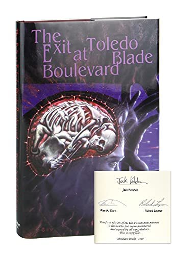 Book cover for "The Exit at Toledo Blade Boulevard" by Jack Ketchum