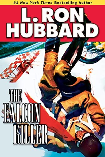 Book cover for "The Falcon Killer" by L Ron Hubbard