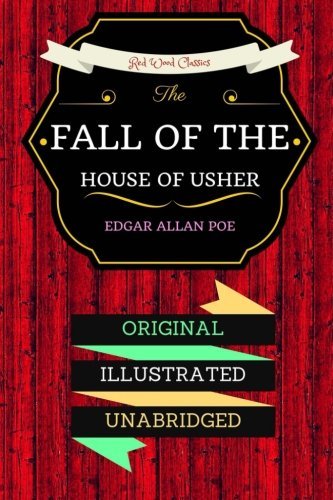 Book cover for "The Fall of the House of Usher" by Edgar Allan Poe