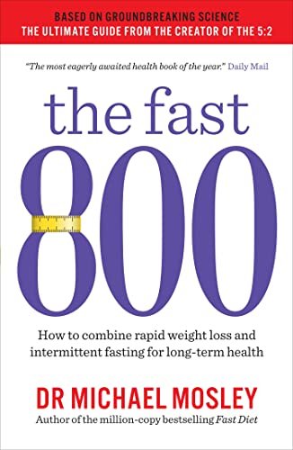 Book cover for "The Fast 800" by Michael Mosley
