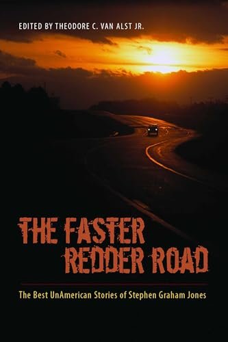 Book cover for "The Faster Redder Road" by Stephen Graham Jones