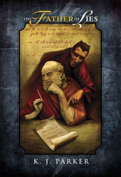 Book cover for "The Father of Lies" by Tom Holt