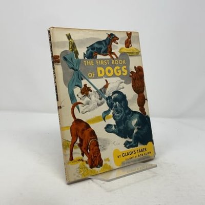 Book cover for "The First Book of Dogs" by Gladys Taber