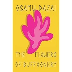 Book cover for "The Flowers of Buffoonery" by Osamu Dazai
