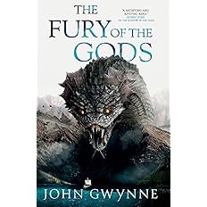Book cover for "The Fury of the Gods" by John Gwynne