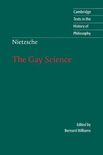 Book cover for "The Gay Science" by Freidrich Nietzsche