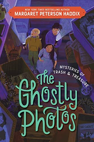 Book cover for "The Ghostly Photos" by Margaret Peterson Haddix