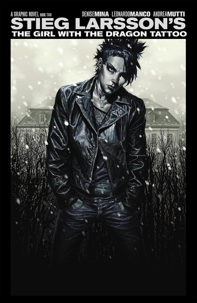 Book cover for "The Girl With the Dragon Tattoo, Book 2" by Denise Mina