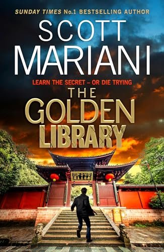 Book cover for "The Golden Library" by Scott Mariani