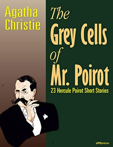 Book cover for "The Grey Cells of Mr. Poirot" by Agatha Christie