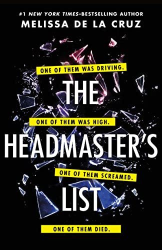 Book cover for "The Headmaster's List" by Melissa de la Cruz