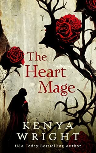 Book cover for "The Heart Mage" by Kenya Wright