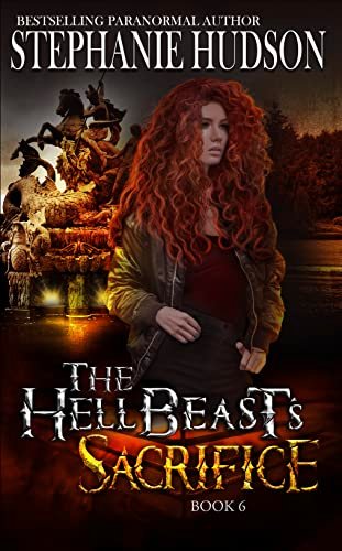 Book cover for "The HellBeast's Sacrifice" by Stephanie Hudson