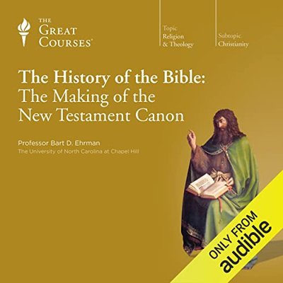 Book cover for "The History of the Bible" by Bart D Ehrman