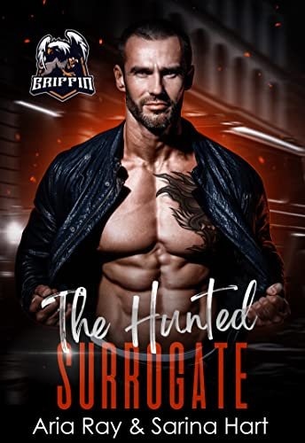 Book cover for "The Hunted Surrogate" by Aria Ray