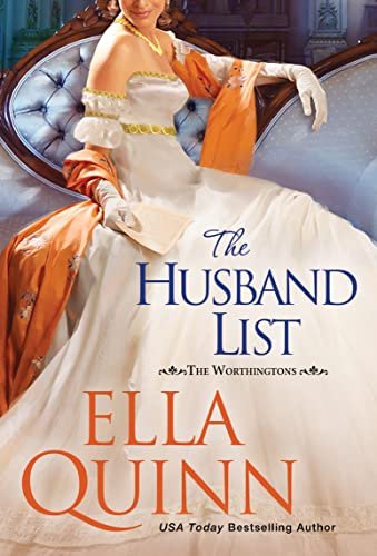Book cover for "The Husband List" by Ella Quinn
