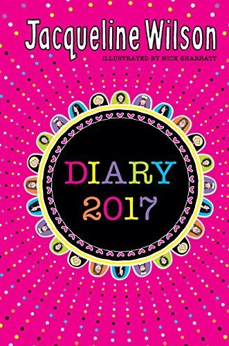 Book cover for "The Jacqueline Wilson Diary 2017" by Jacqueline Wilson