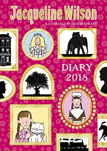 Book cover for "The Jacqueline Wilson Diary 2018" by Jacqueline Wilson