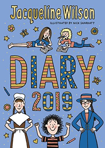 Book cover for "The Jacqueline Wilson Diary 2019" by Jacqueline Wilson