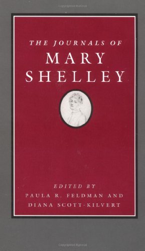 Book cover for "The Journals of Mary Shelley" by Mary Shelley