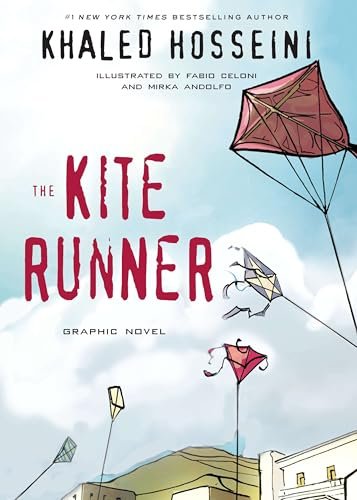 Book cover for "The Kite Runner: The Graphic Novel" by Khaled Hosseini