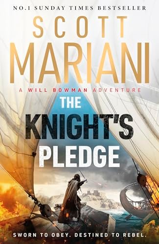 Book cover for "The Knight's Pledge" by Scott Mariani