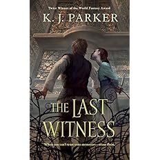 Book cover for "The Last Witness" by Tom Holt