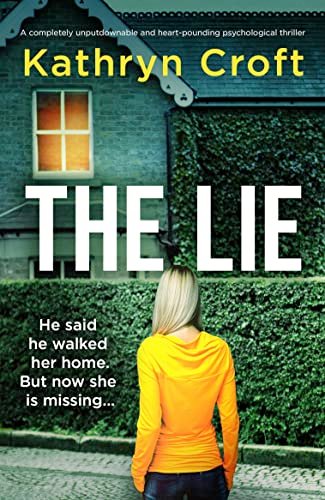 Book cover for "The Lie" by Kathryn Croft