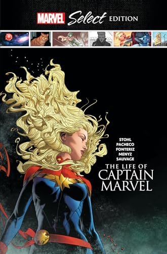 Book cover for "The Life of Captain Marvel" by Margaret Stohl
