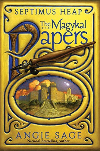 Book cover for "The Magykal Papers" by Angie Sage