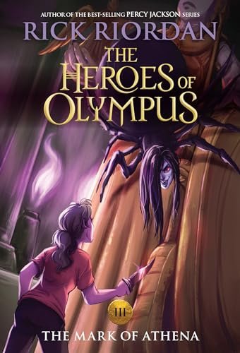 Book cover for "The Mark of Athena" by Rick Riordan