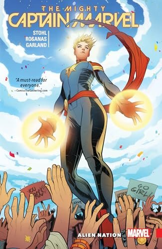 Book cover for "The Mighty Captain Marvel, Vol. 1" by Margaret Stohl