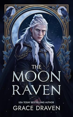 Book cover for "The Moon Raven" by Grace Draven