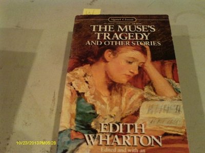 Book cover for "The Muse's Tragedy and Other Stories" by Edith Wharton