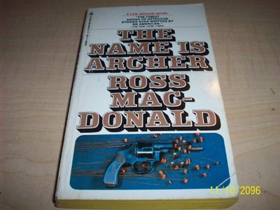 Book cover for "The Name is Archer" by Ross Macdonald
