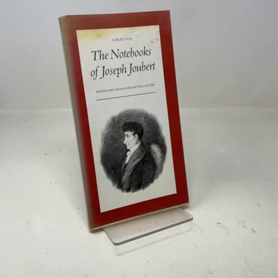 Book cover for "The Notebooks of Joseph Joubert" by Paul Auster