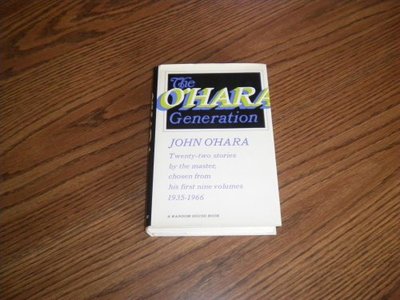 Book cover for "The O'Hara Generation" by John O'Hara