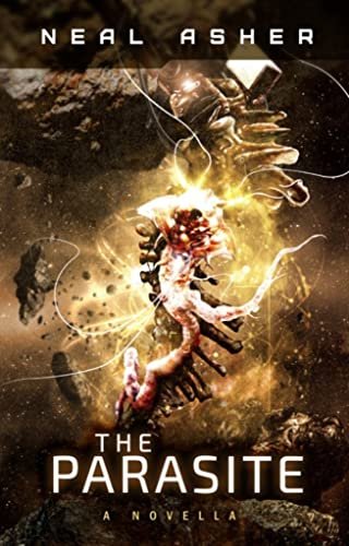 Book cover for "The Parasite" by Neal Asher
