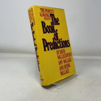 Book cover for "The People's Almanac Presents the Book of Predictions" by Irving Wallace
