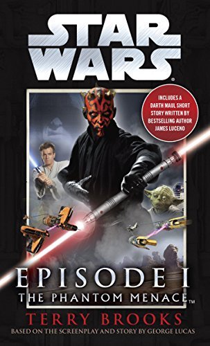 Book cover for "The Phantom Menace" by Terry Brooks