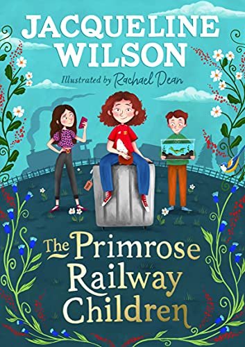 Book cover for "The Primrose Railway Children" by Jacqueline Wilson