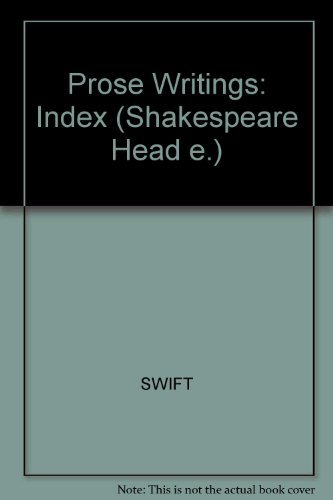 Book cover for "The Prose Writings" by Jonathan Swift