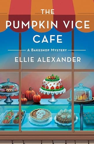 Book cover for "The Pumpkin Vice Cafe" by Ellie Alexander